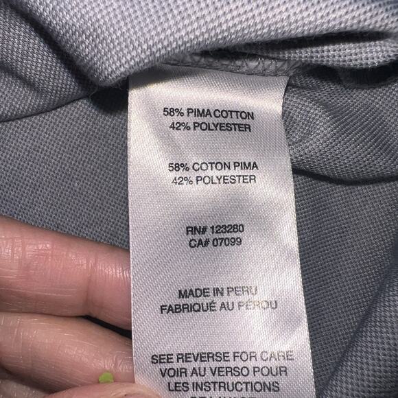 Travis Mathew Polo Shirt Mens Size L Gray Truly Hard Seltzer Graphic Pocket Golf - Picture 5 of 13